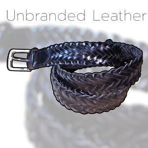 Black Genuine Leather Belt (BLT6)